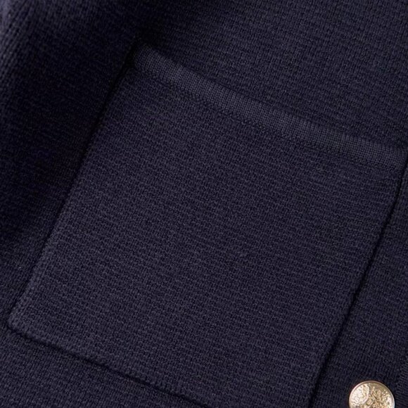 Sezane Jules Cardigan Navy - Picture 5 of 6